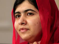 Malala Yousafzai attends her first Oxford University lecture