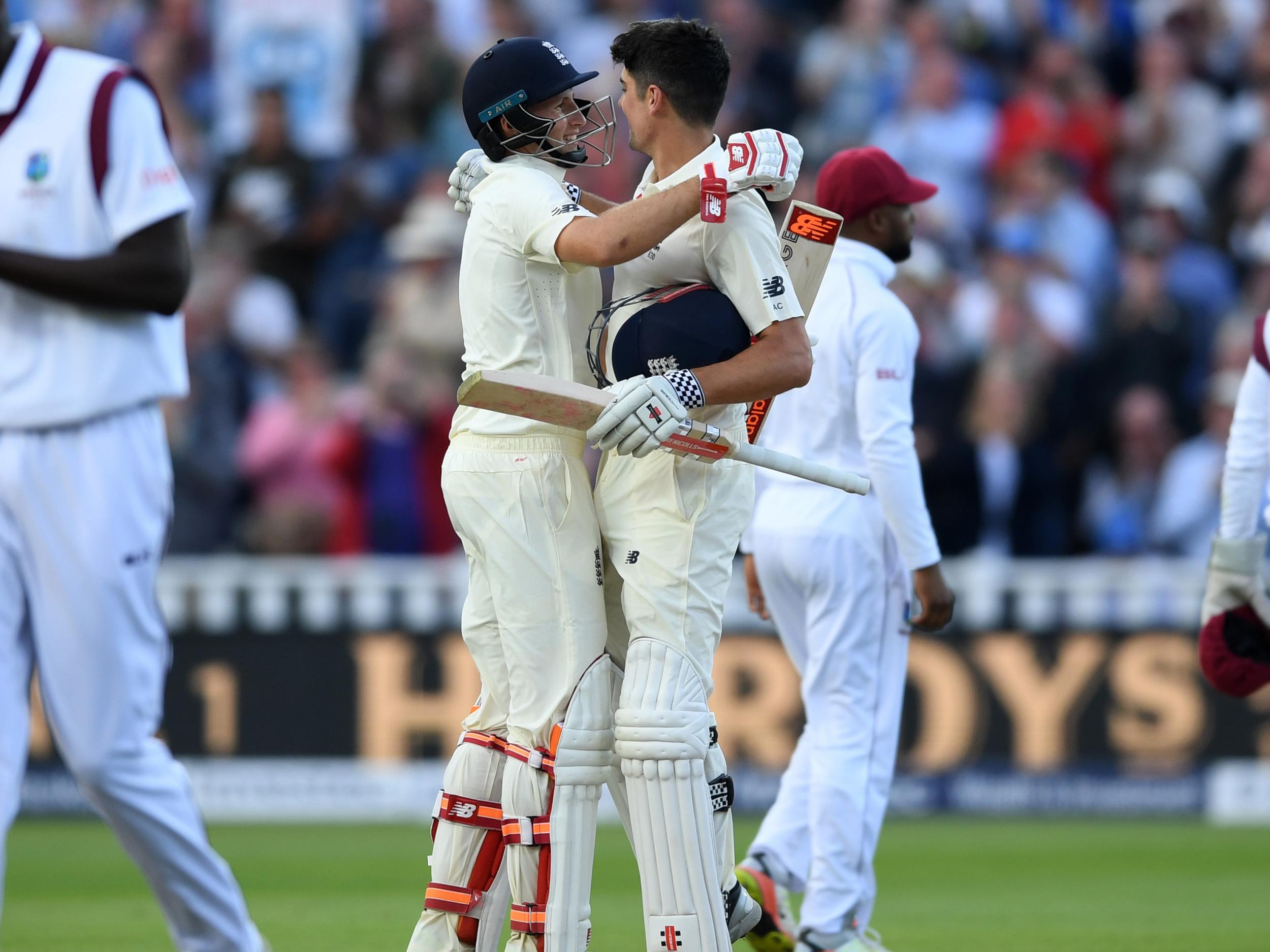 Root and Cook were the stars of day one