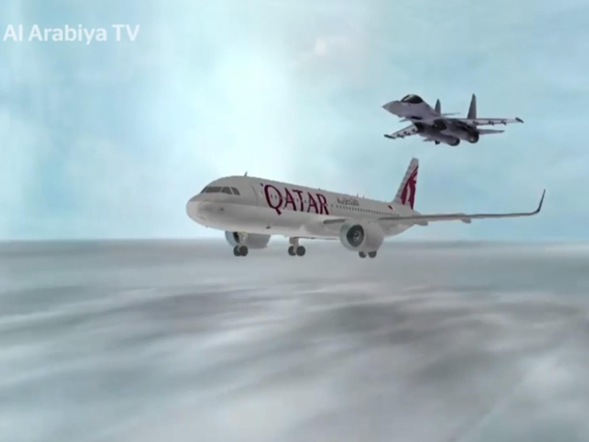 The mocked up video has sparked fears that a real attack could be launched