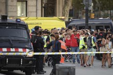 Barcelona survivor caught up in third terror attack this year