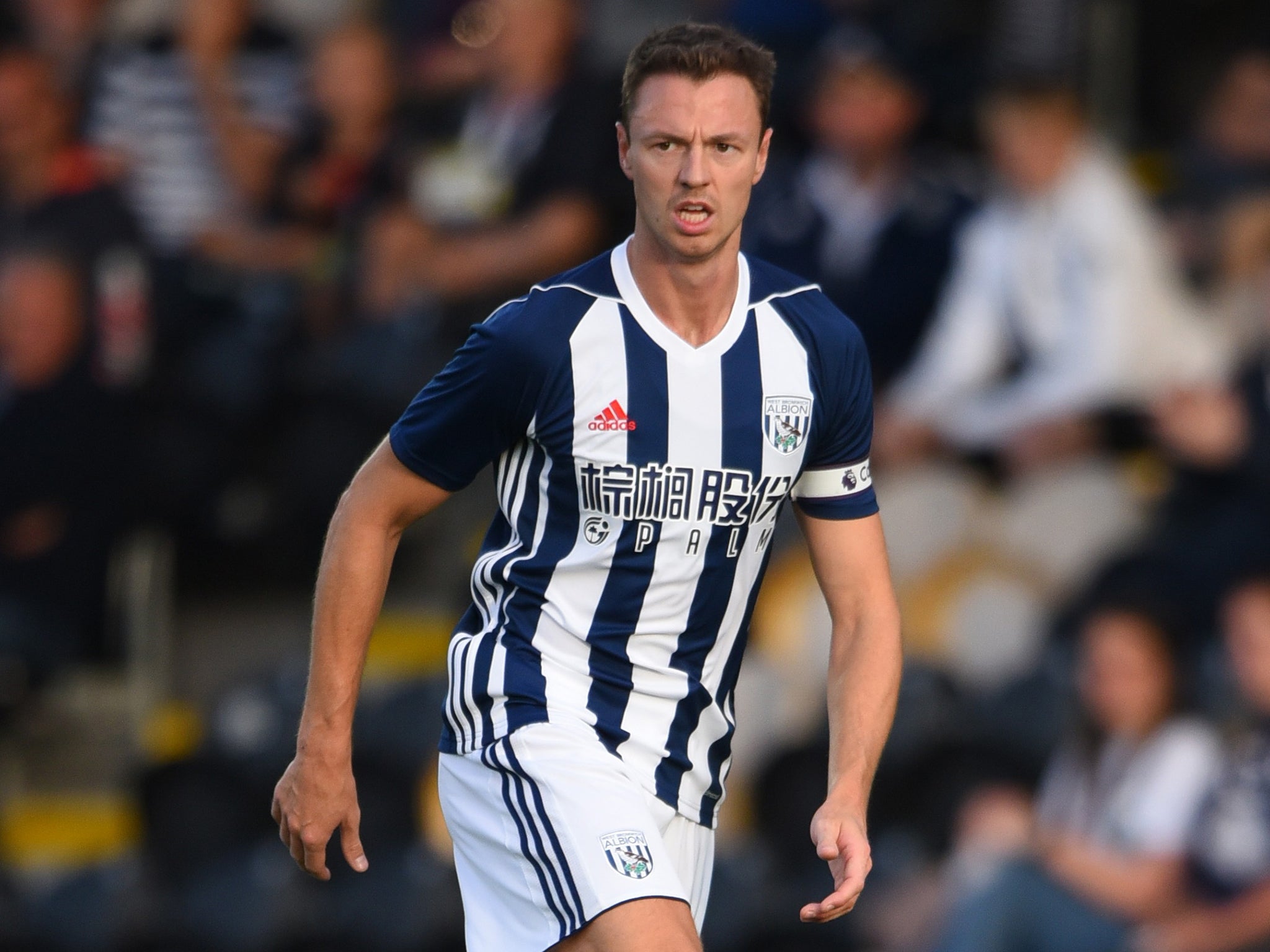 Jonny Evans will be allowed to leave West Brom if Manchester City make the right offer for him