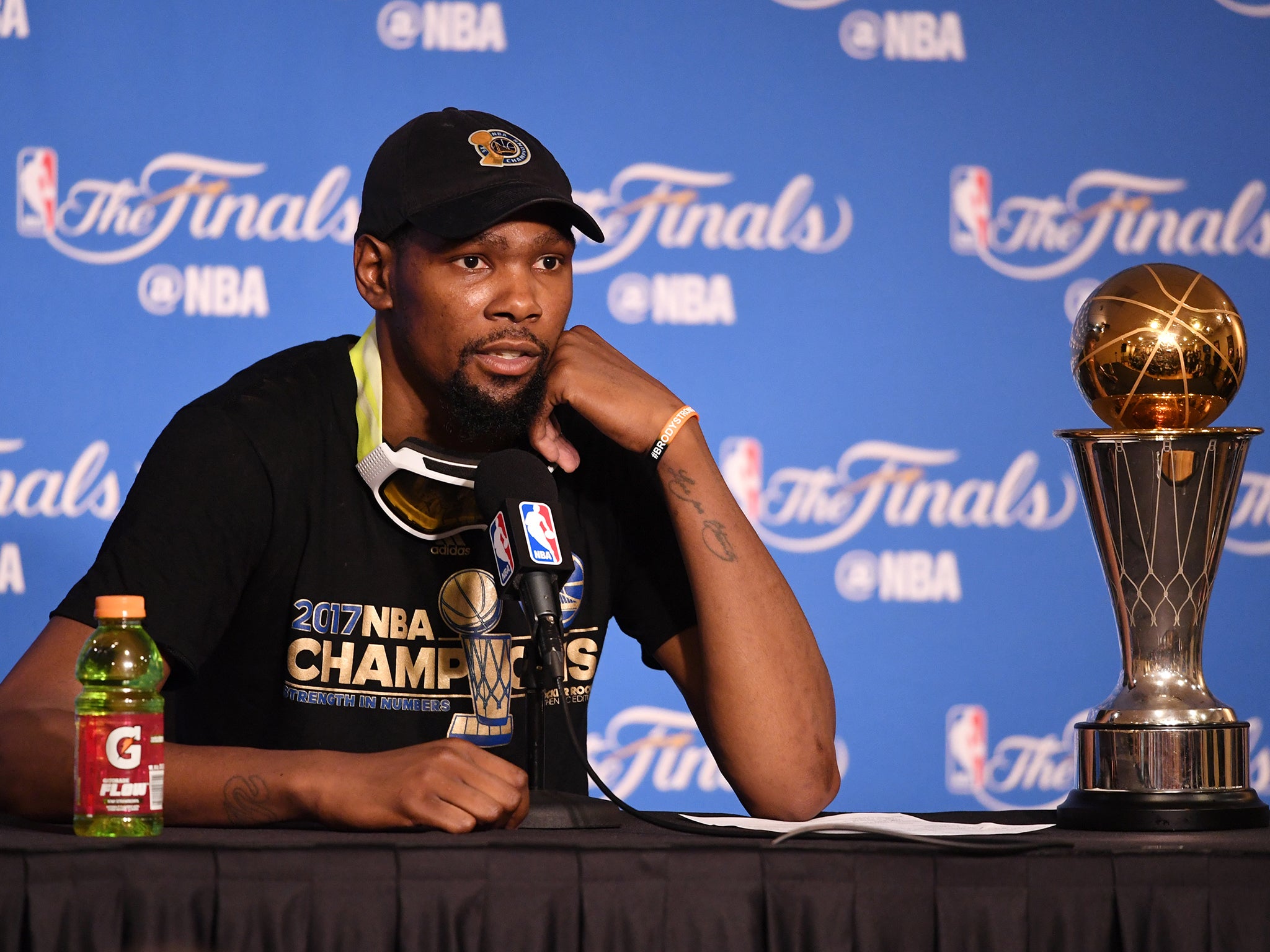 Kevin Durant will reject any invite from Donald Trump to attend the White House