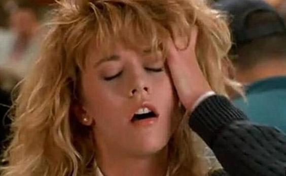 Meg Ryan in the hit 1980s film When Harry Met Sally