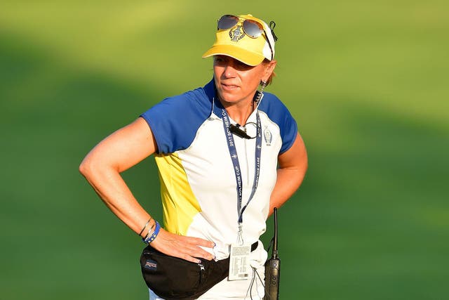 Annika Sorenstam knows there is work to do on Saturday for Europe
