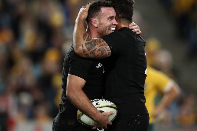 Ryan Crotty scored twice on his return to the All Blacks side