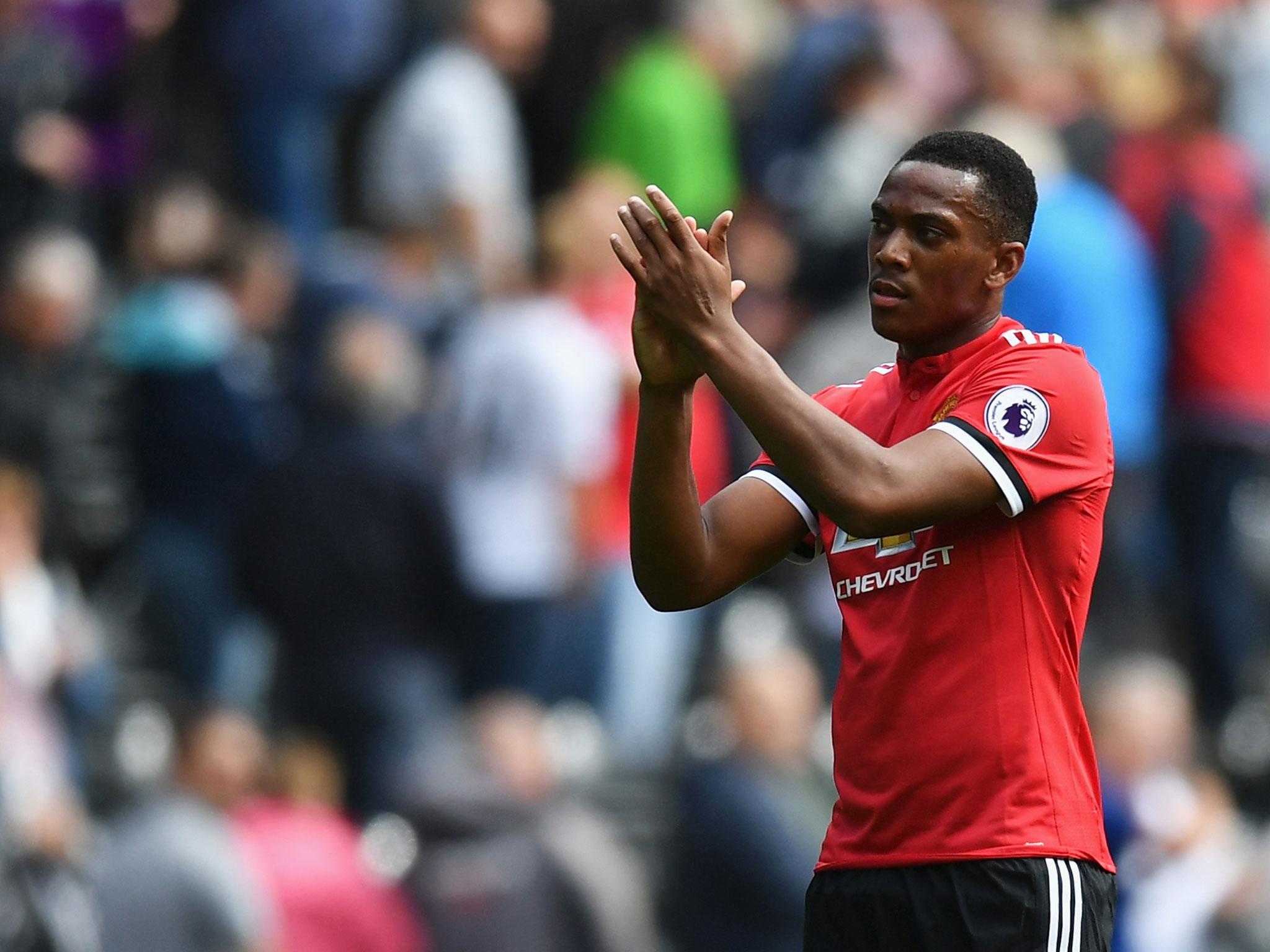 Anthony Martial grabbed his second goal of the season against Swansea on Saturday