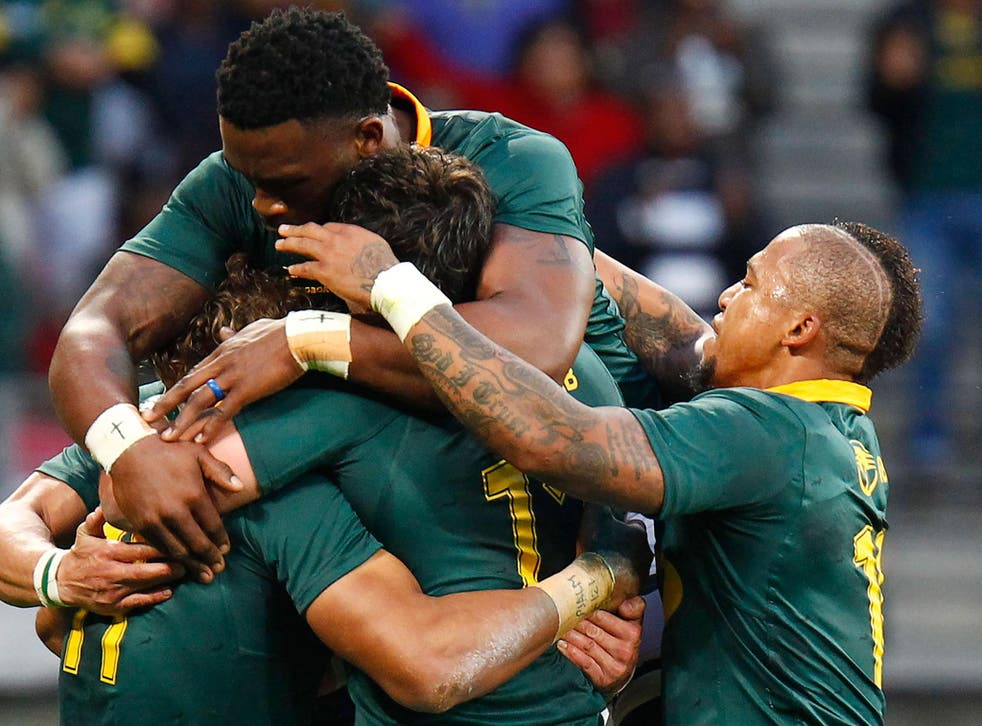 South Africa ran four tries past their opponents