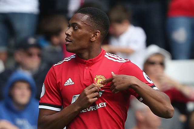 Anthony Martial has started the season well at Manchester United