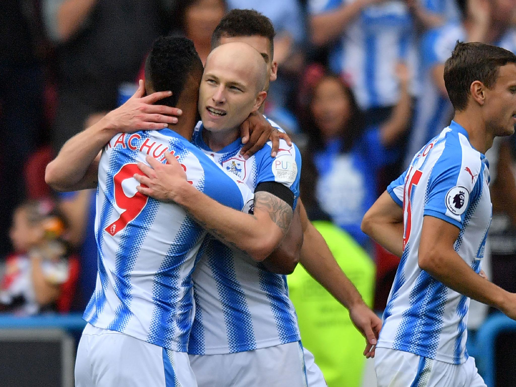 Aaron Mooy scored the only goal of the game to seal a second Premier League win for the Terriers