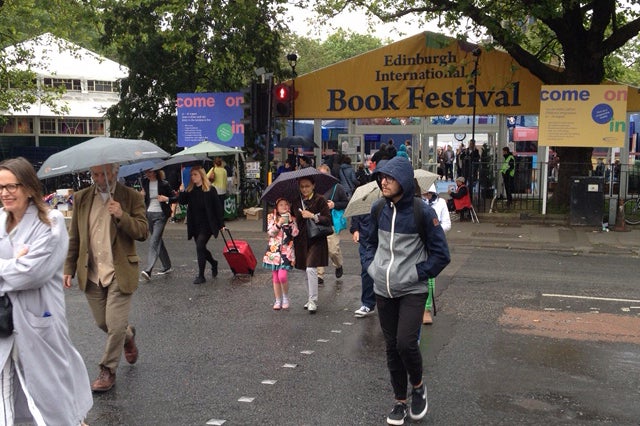 The Book Festival book shop was a major feature of this year's festival