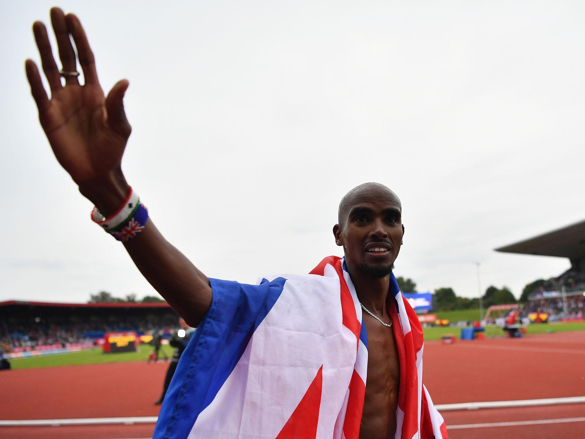 Mo Farah has one more track race left of his career