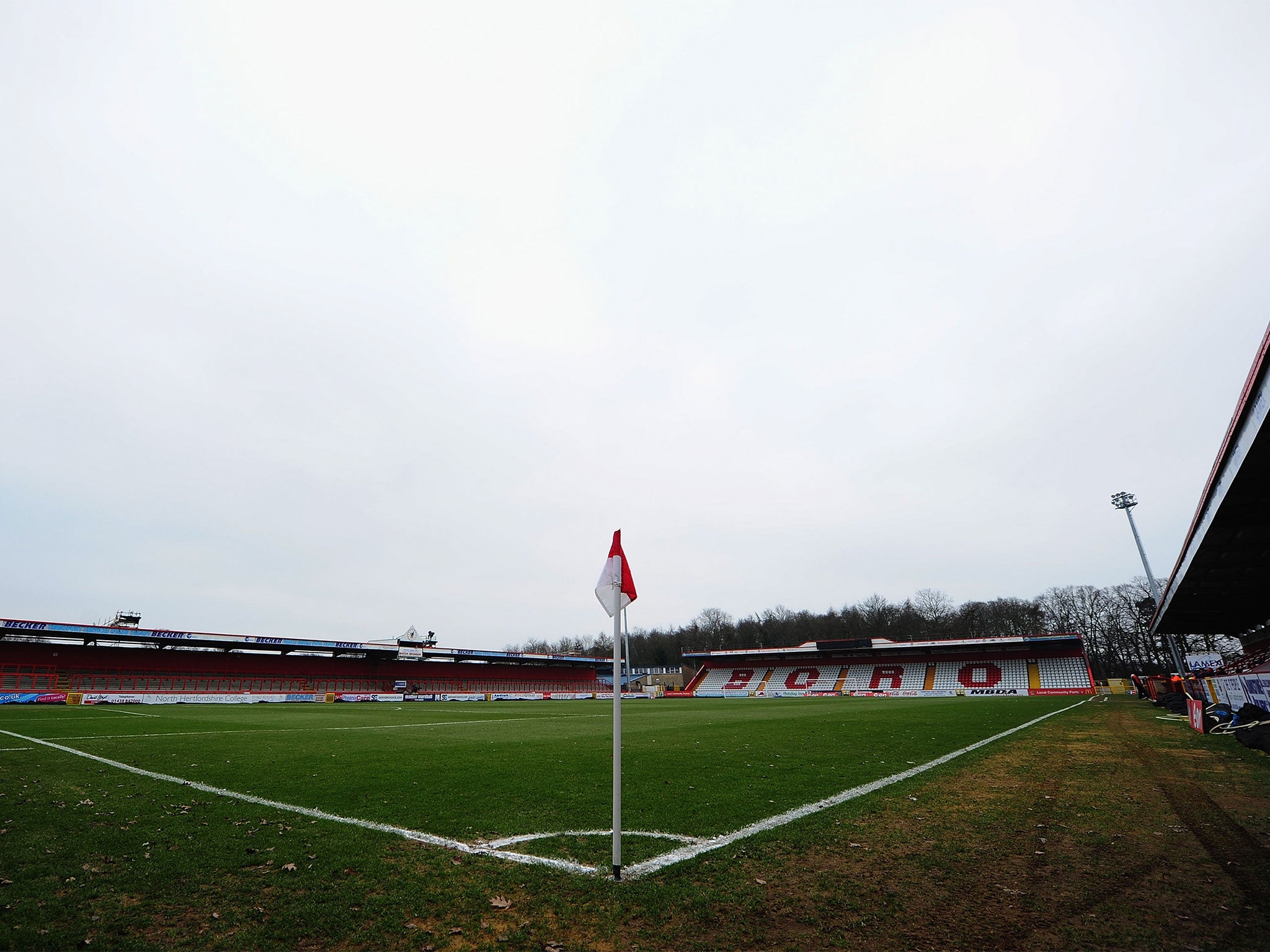 Stevenage's Lamex Stadium