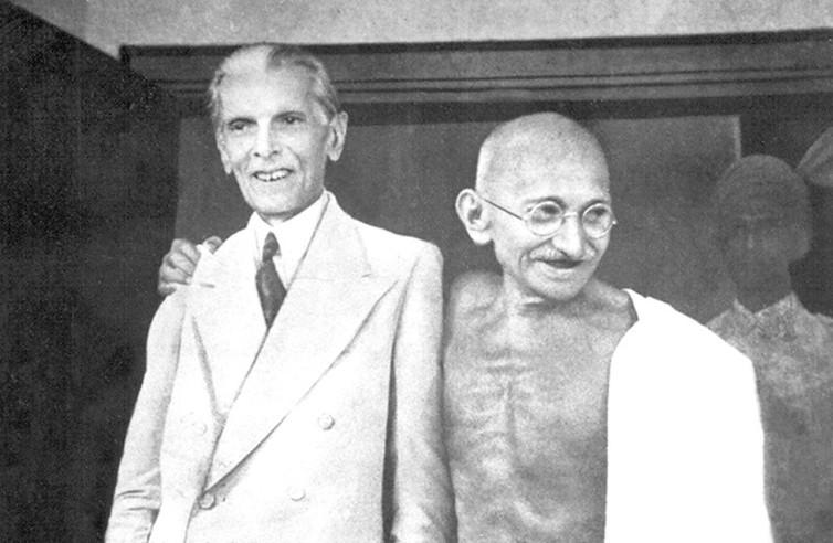 Times of trial: Muhammed Ali Jinnah, the founder of Pakistan, with Gandhi