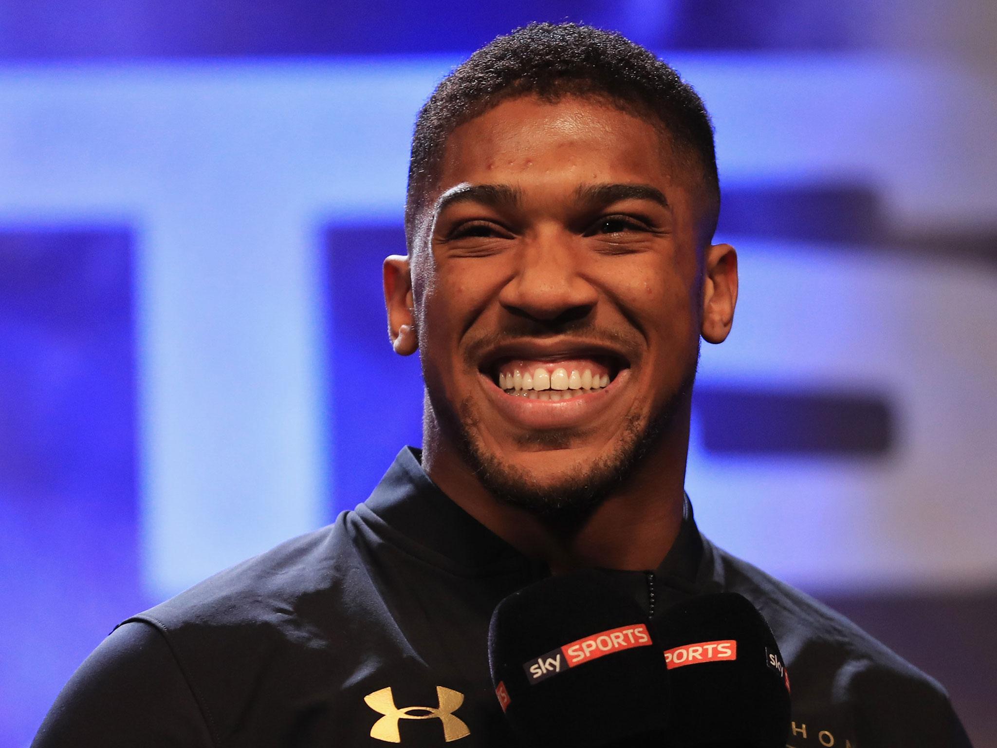 Anthony Joshua would be open to fighting an MMA star in a ring or a cage