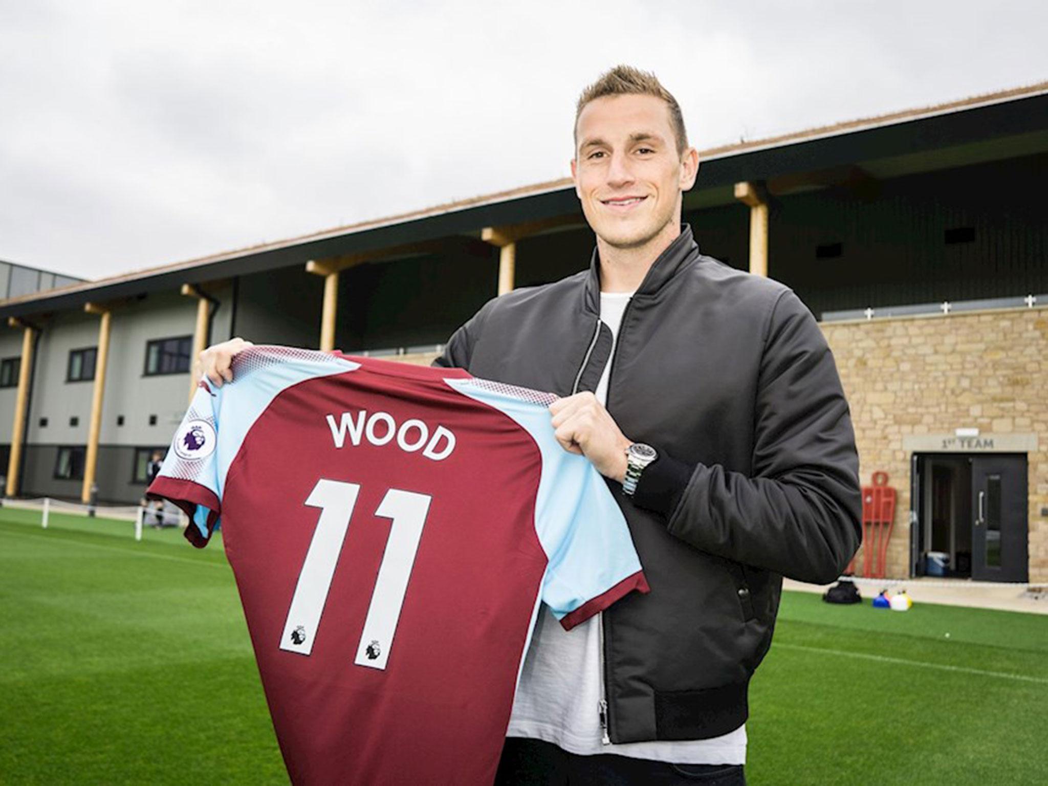 Chris Wood becomes the Clarets' record signing
