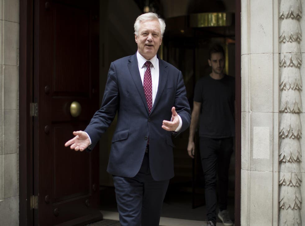 David Davis is on a collision course with his EU counterparts