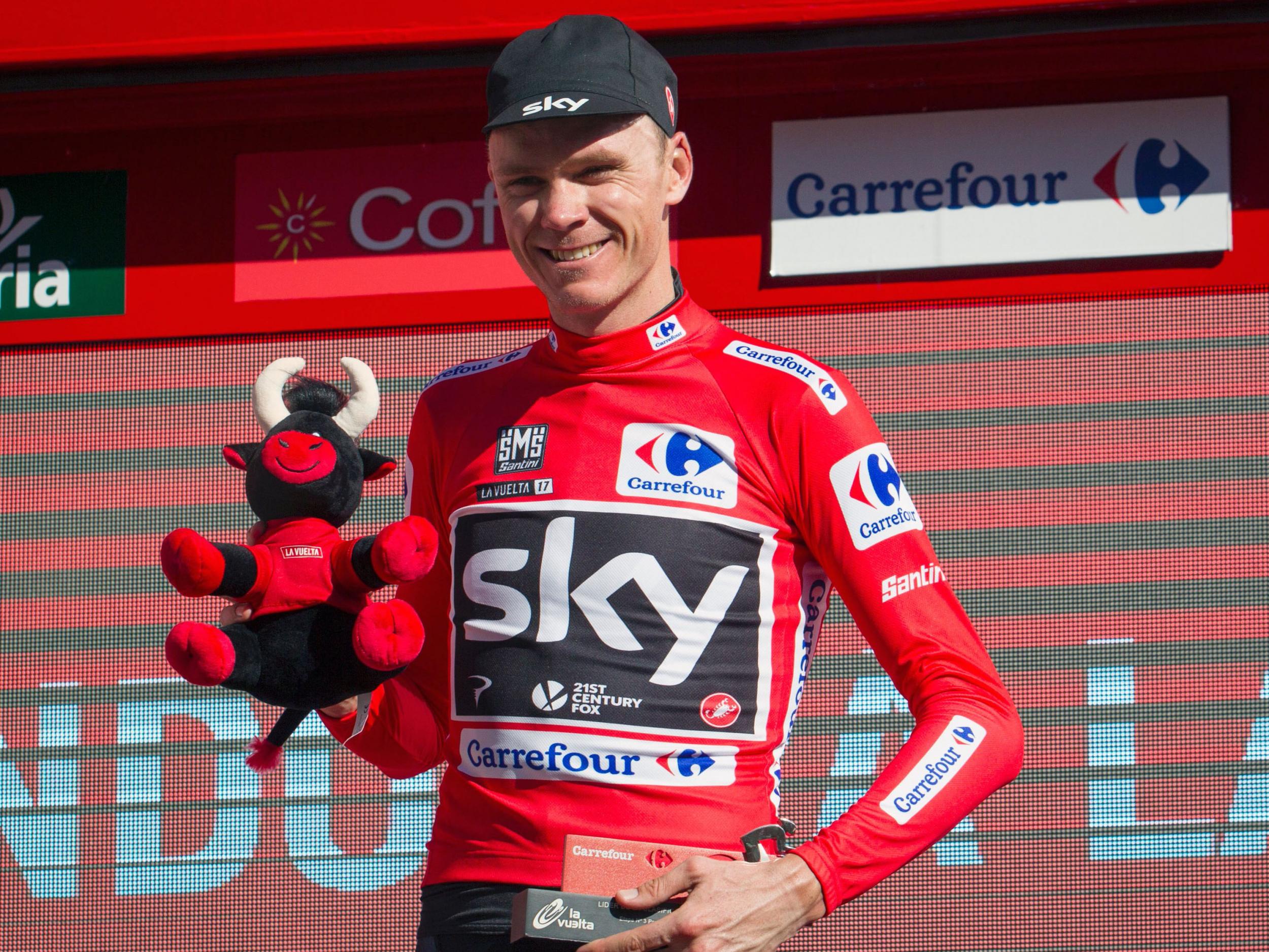 Froome finished third in the third stage