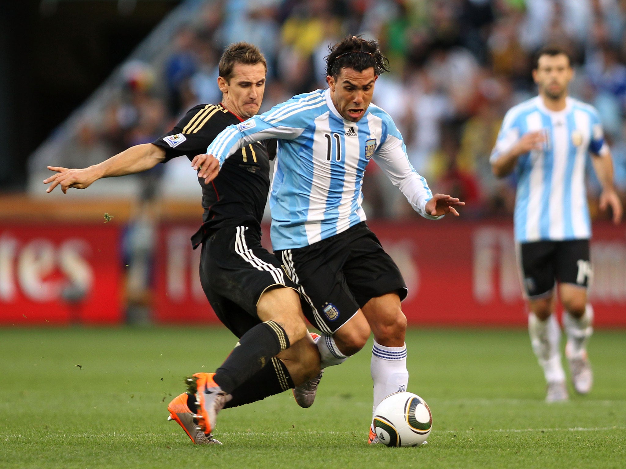 Carlos Tevez used TUEs at the 2010 World Cup