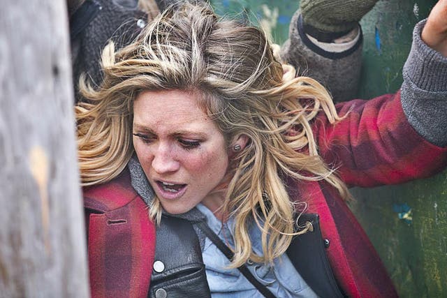 Brittany Snow stars in action film 'Bushwick' about a military invasion of Brooklyn