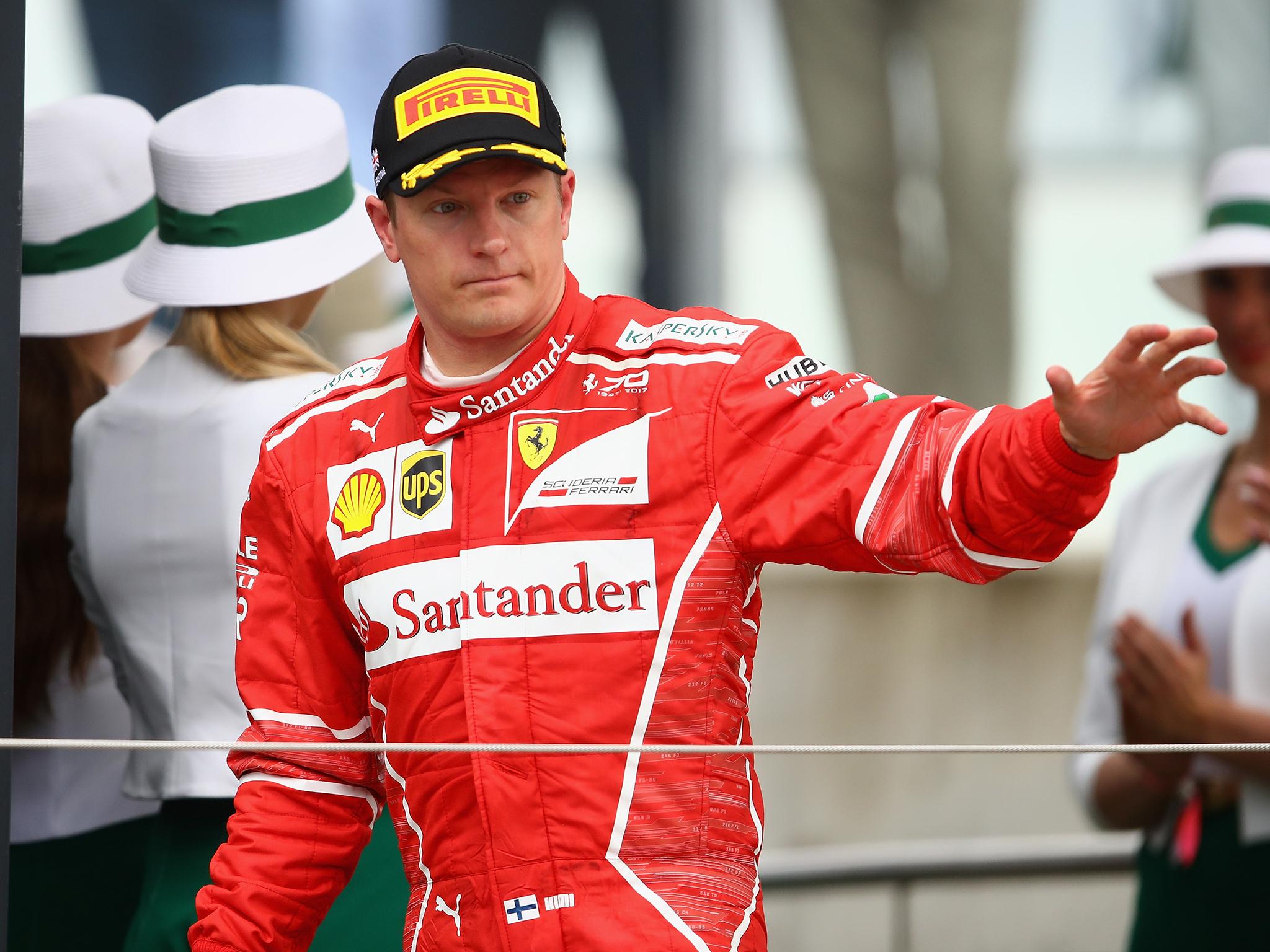 Kimi Raikkonen will remain with Ferrari for the 2018 Formula One season