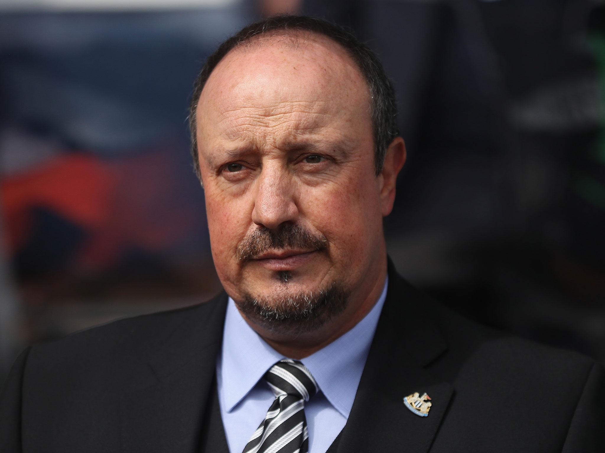 Rafael Benitez is facing considerable pressure at Newcastle