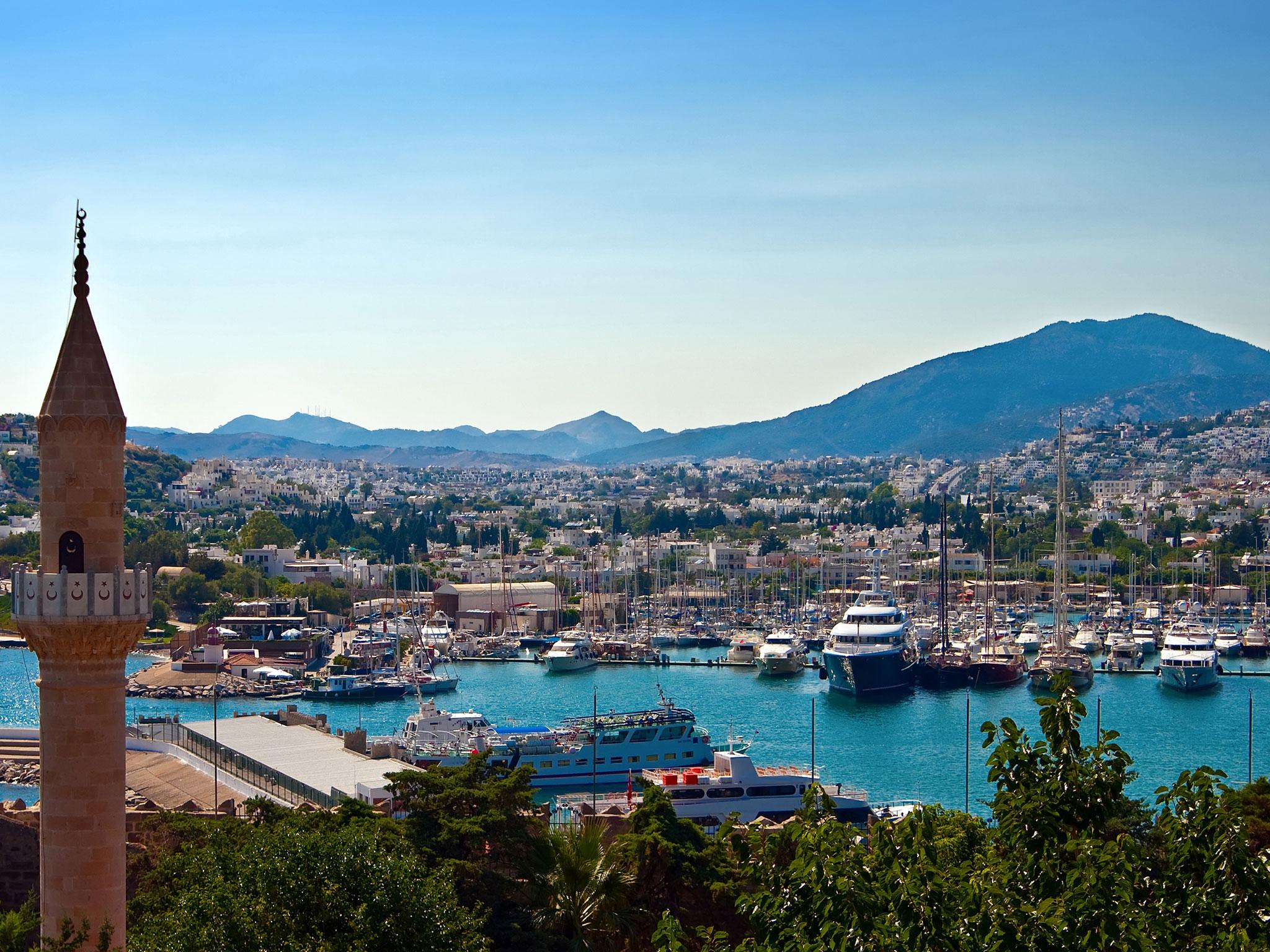 The port city of Bodrum is located on Turkey's eastern coast
