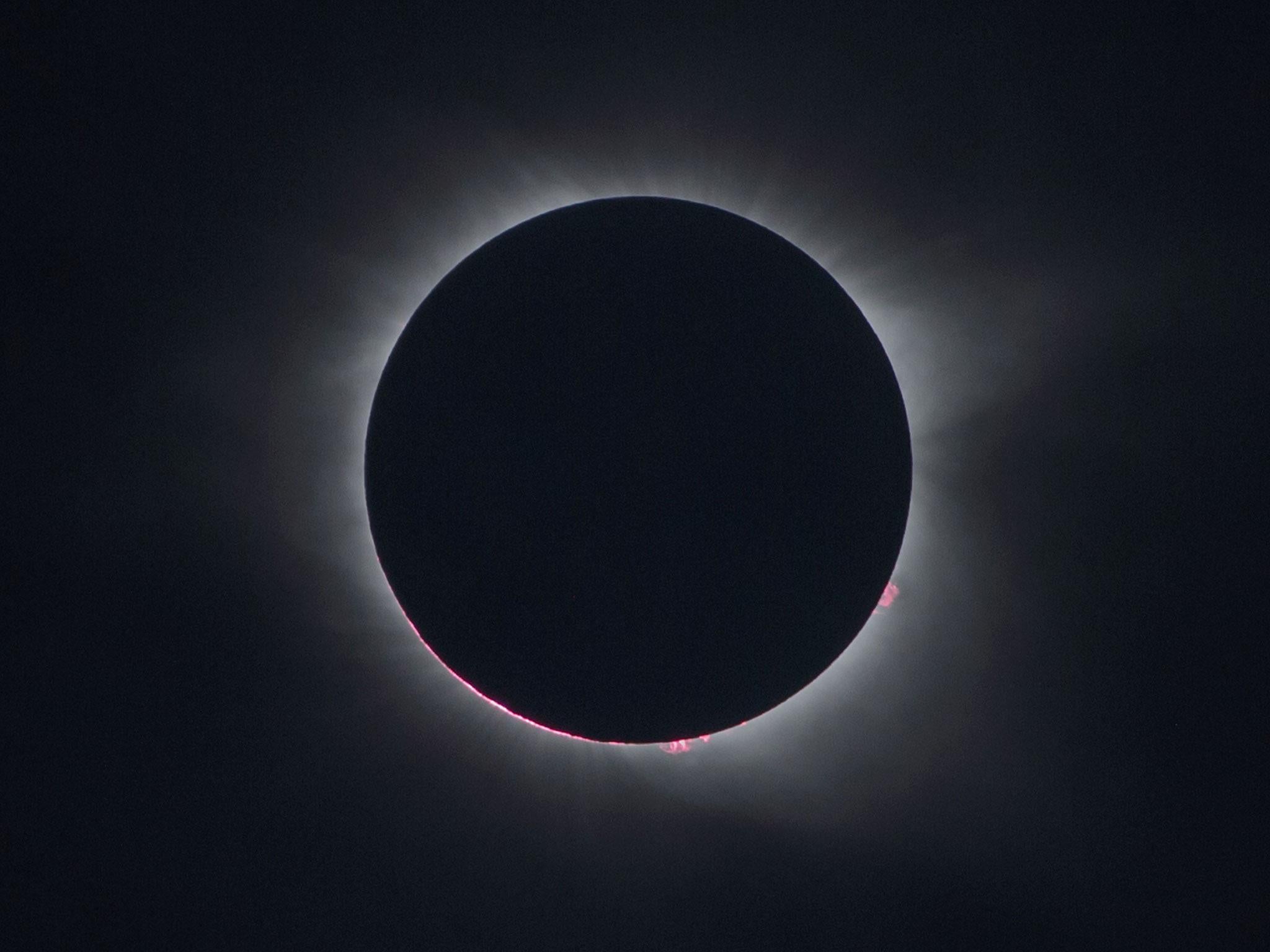 The total solar eclipse that swept across the US