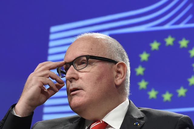 Frans Timmermans, First Vice President of the European Commission