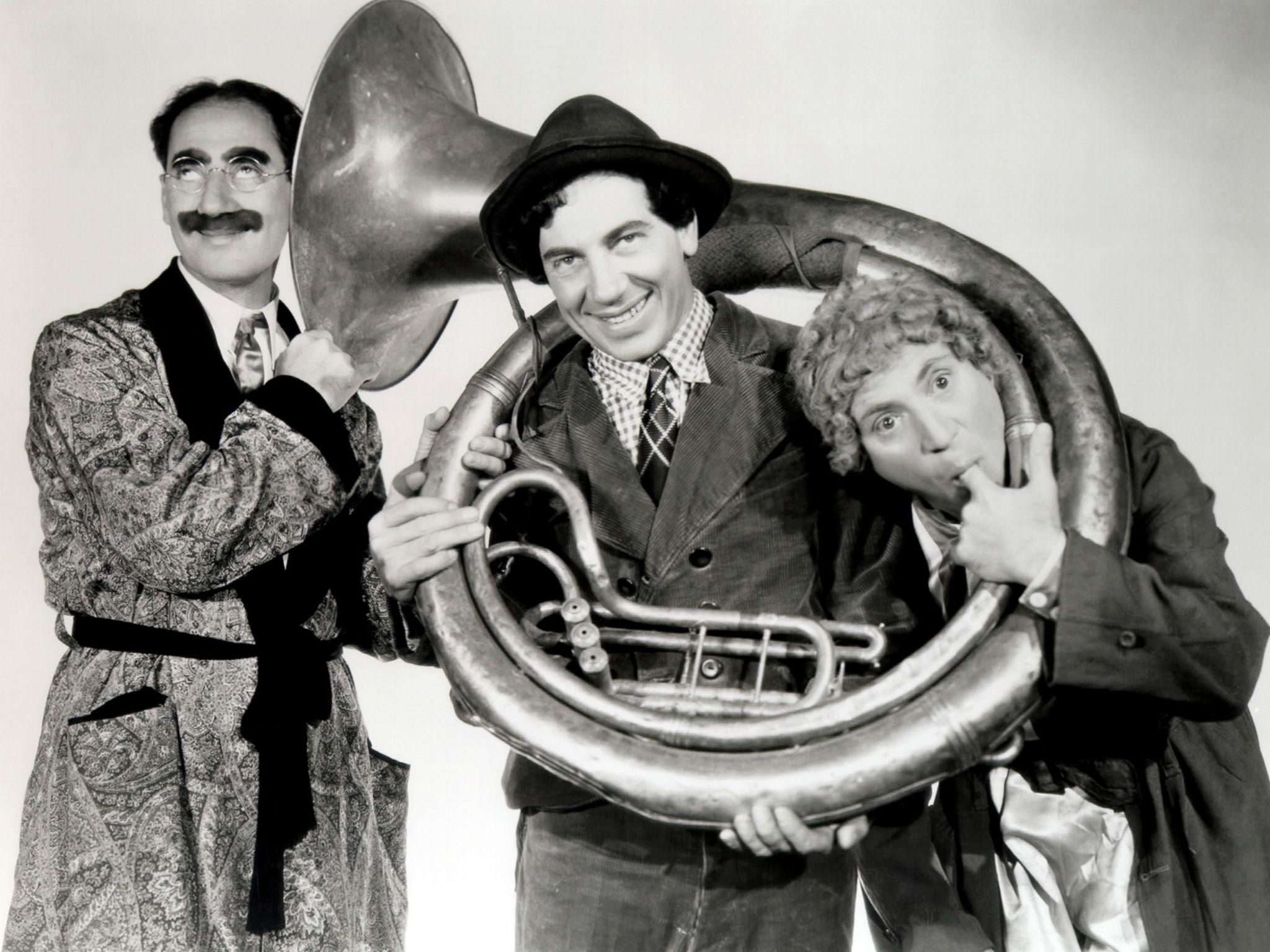 Brass act: Groucho, Chico and Harpo made 13 films between 1929 and 1949