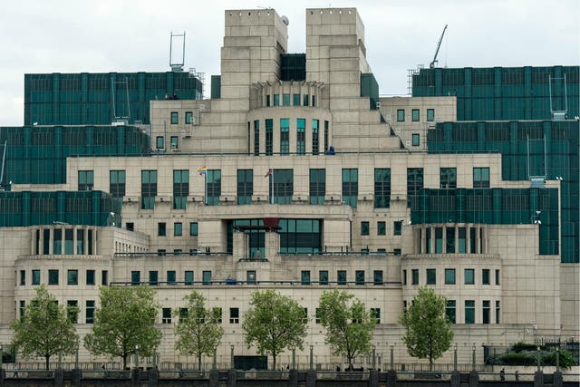 MI6 building in London. Christopher Steele, a former MI6 spy stationed in Moscow, authored the now infamous dossier regarding Donald Trump and Russia. 