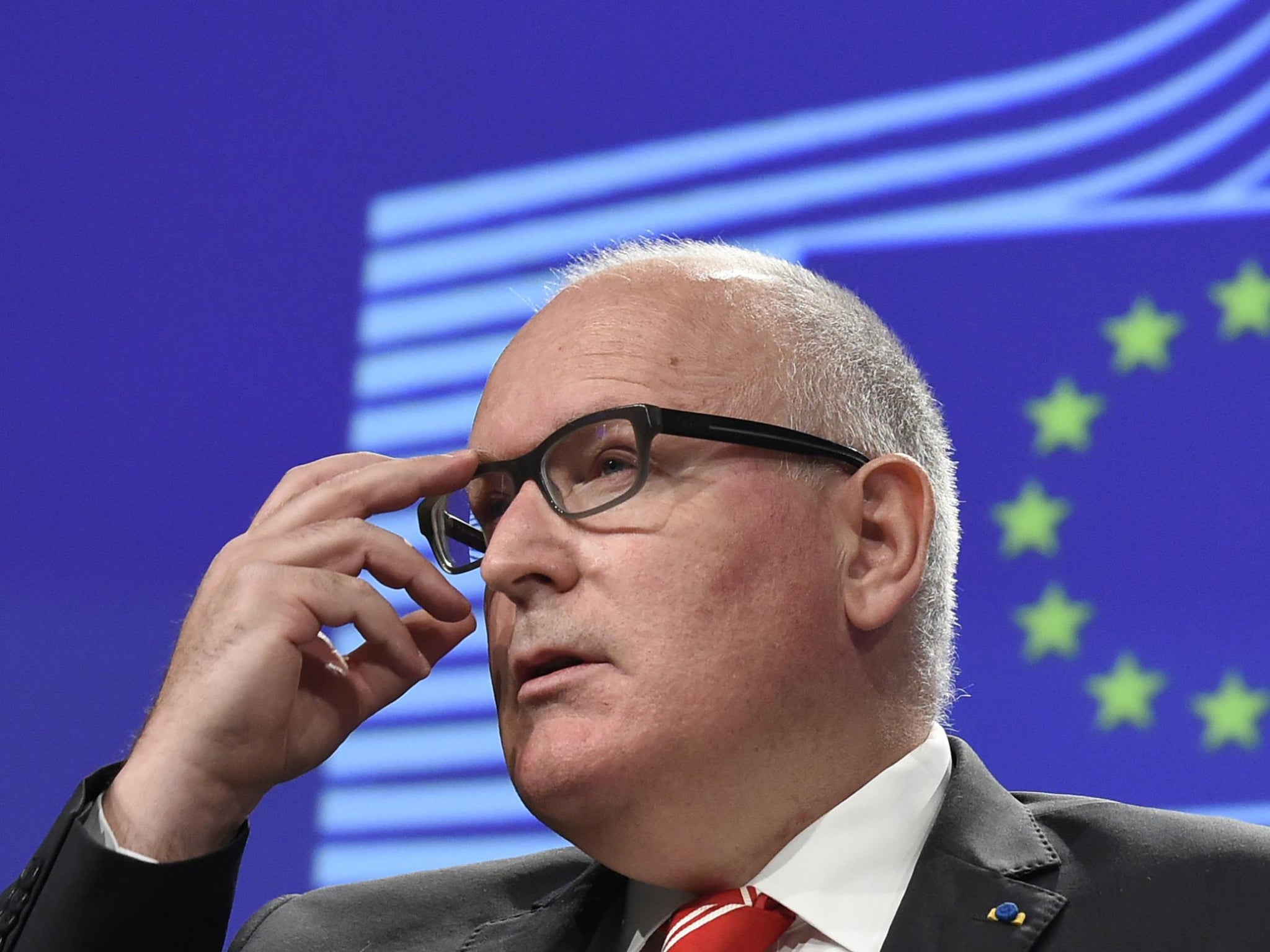 Frans Timmermans is already first vice president of the European Commission