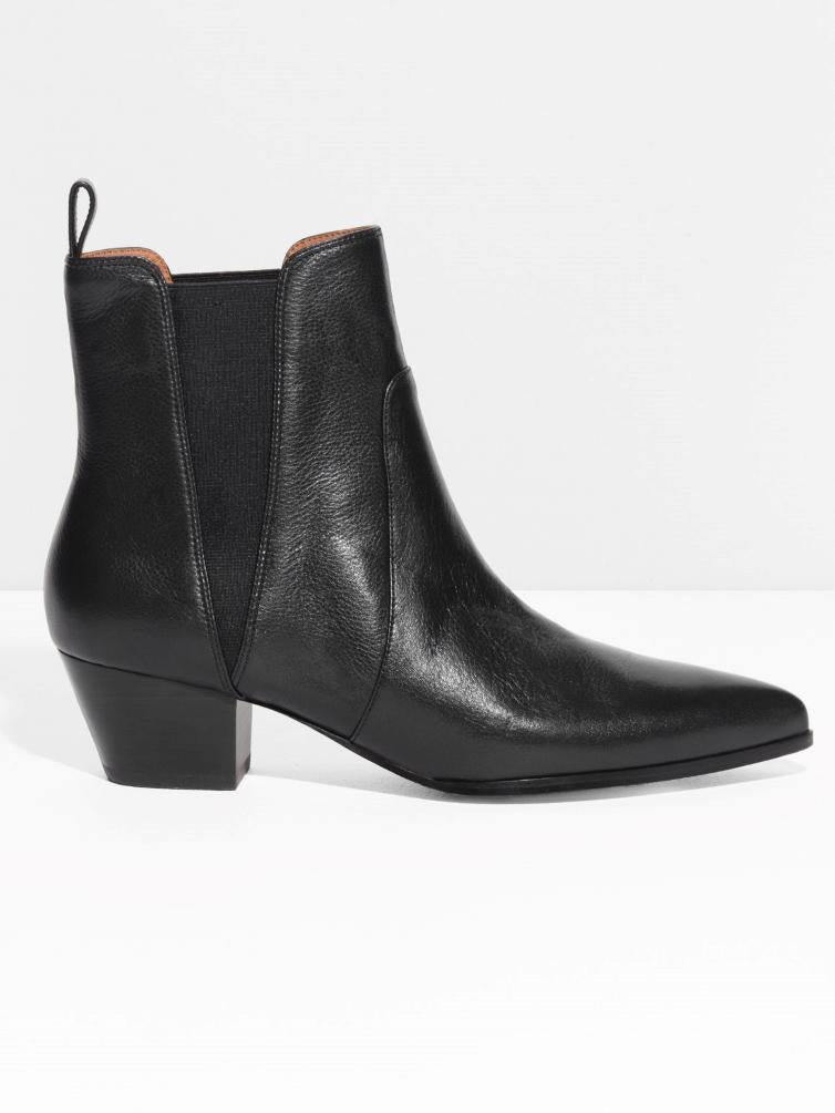 Western Chelsea Leather Boots, £125, &amp; Other Stories