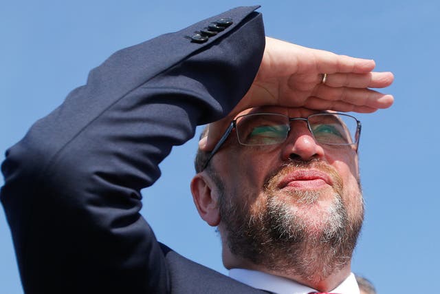 Leader of the main opposition party, the left-wing SPD, Martin Schulz said he did not want to increase military spending