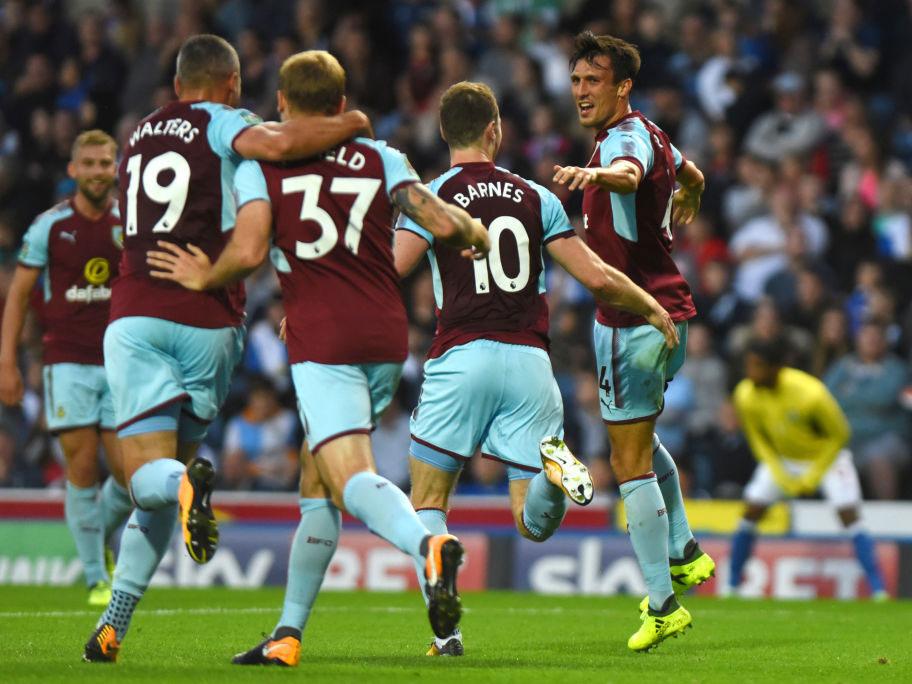 Jack Cork gave Burnley the lead at arch rivals Blackburn