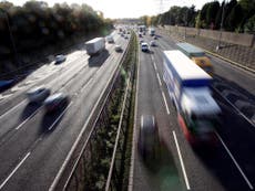 Driverless lorries to be trialled on England’s motorways next year