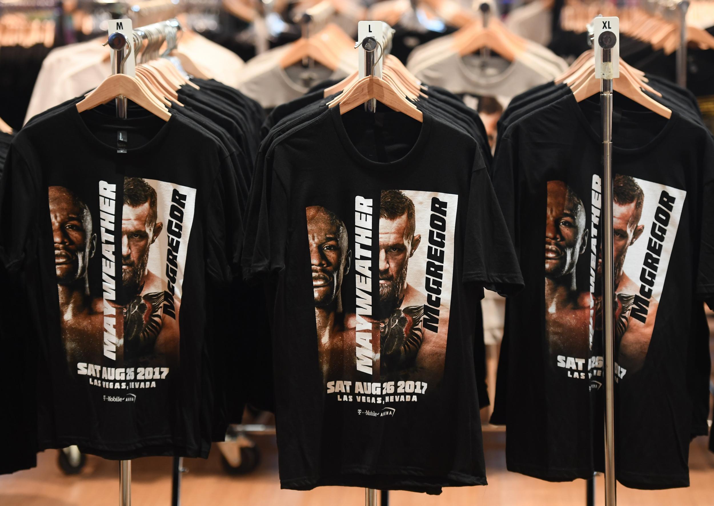 Mayweather mcgregor hotsell t shirt