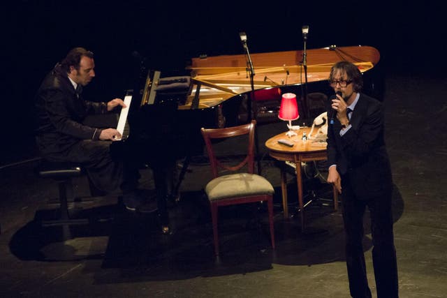 Jarvis Cocker and Chilly Gonzales perform 'Room 29' at the Edinburgh Festival