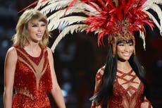 Nicki Minaj tweeted a subtle message to Taylor Swift about new single