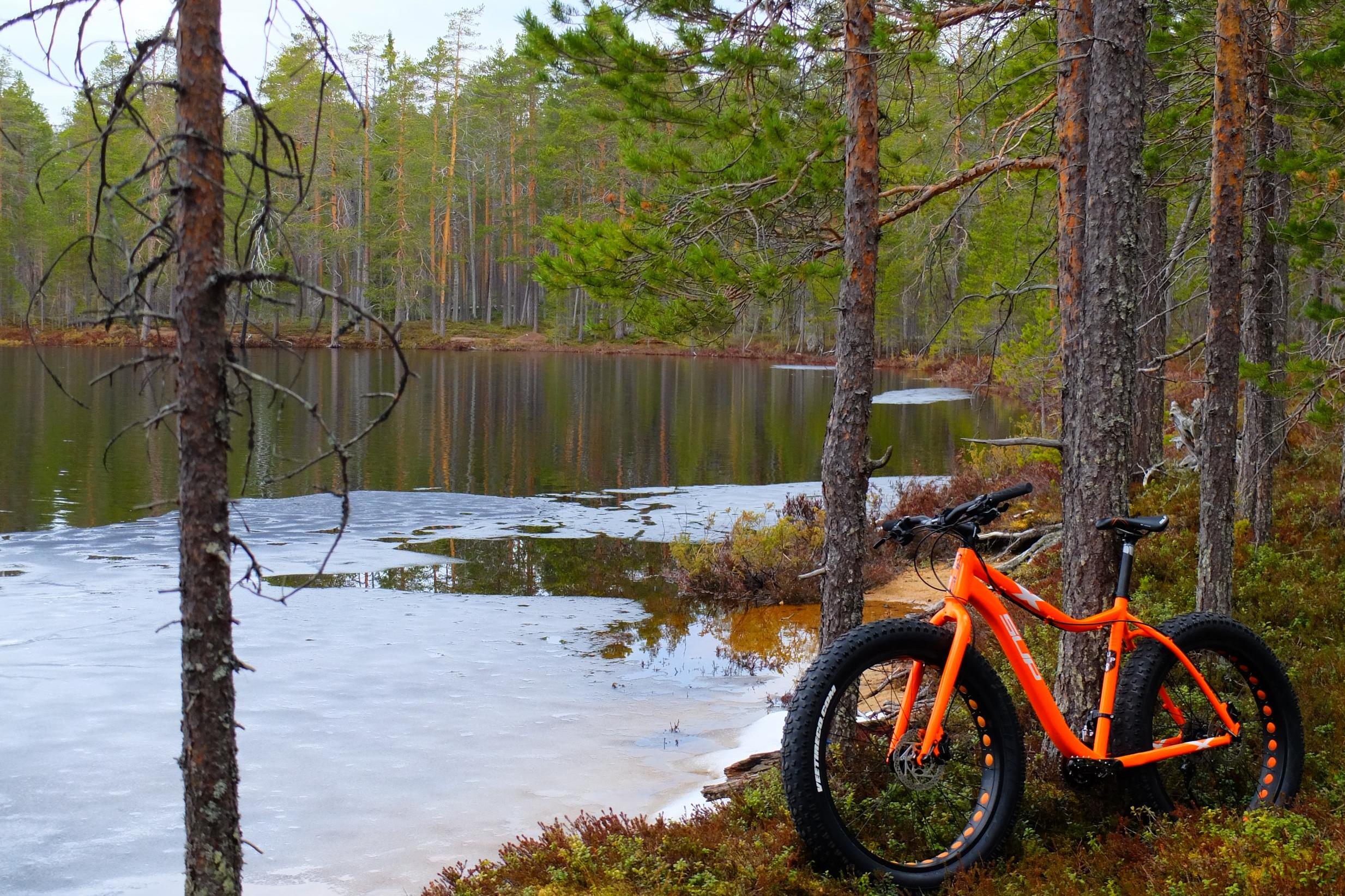 Fat biking is a popular activity