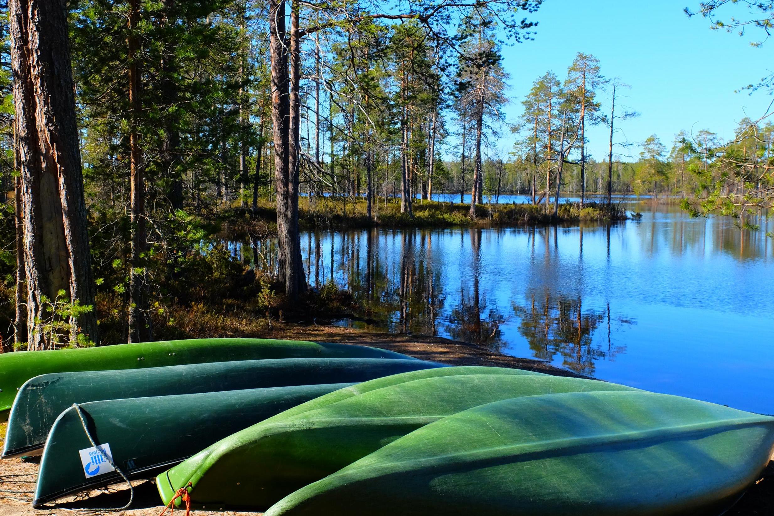 Hossa national park offers plentiful outdoor pursuits such as canoeing