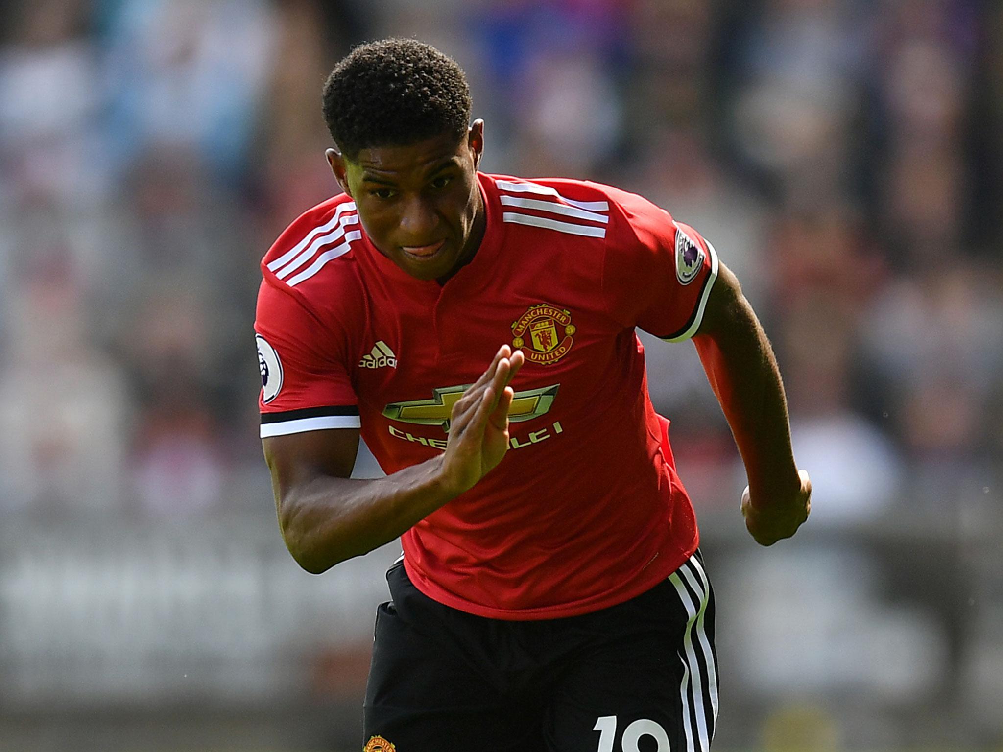 Gareth Southgate has been impressed with Marcus Rashford's start to the season