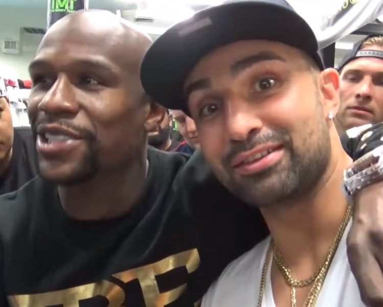 Mayweather claimed he and Malignaggi we friends