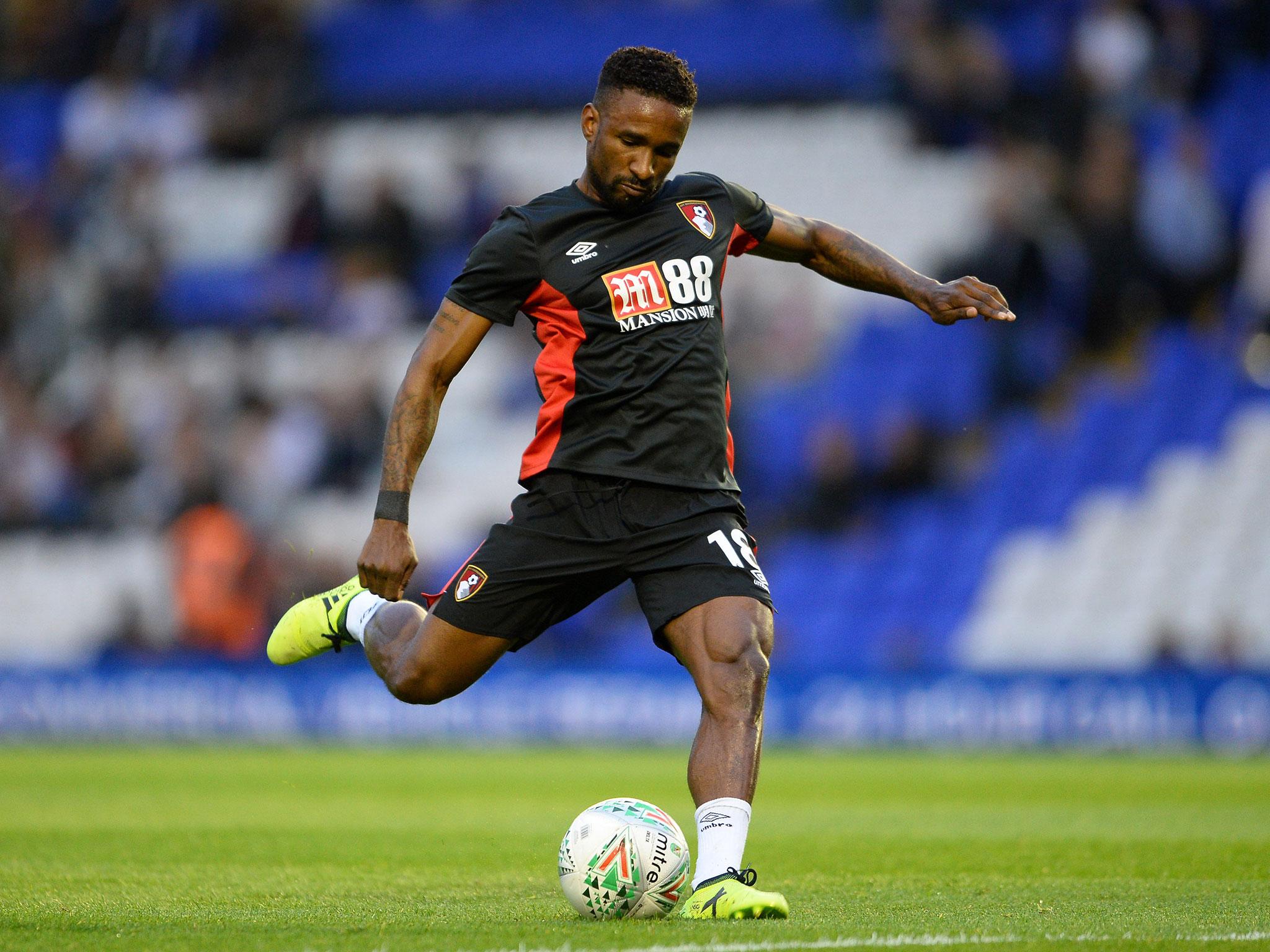 Defoe in training for Bournemouth