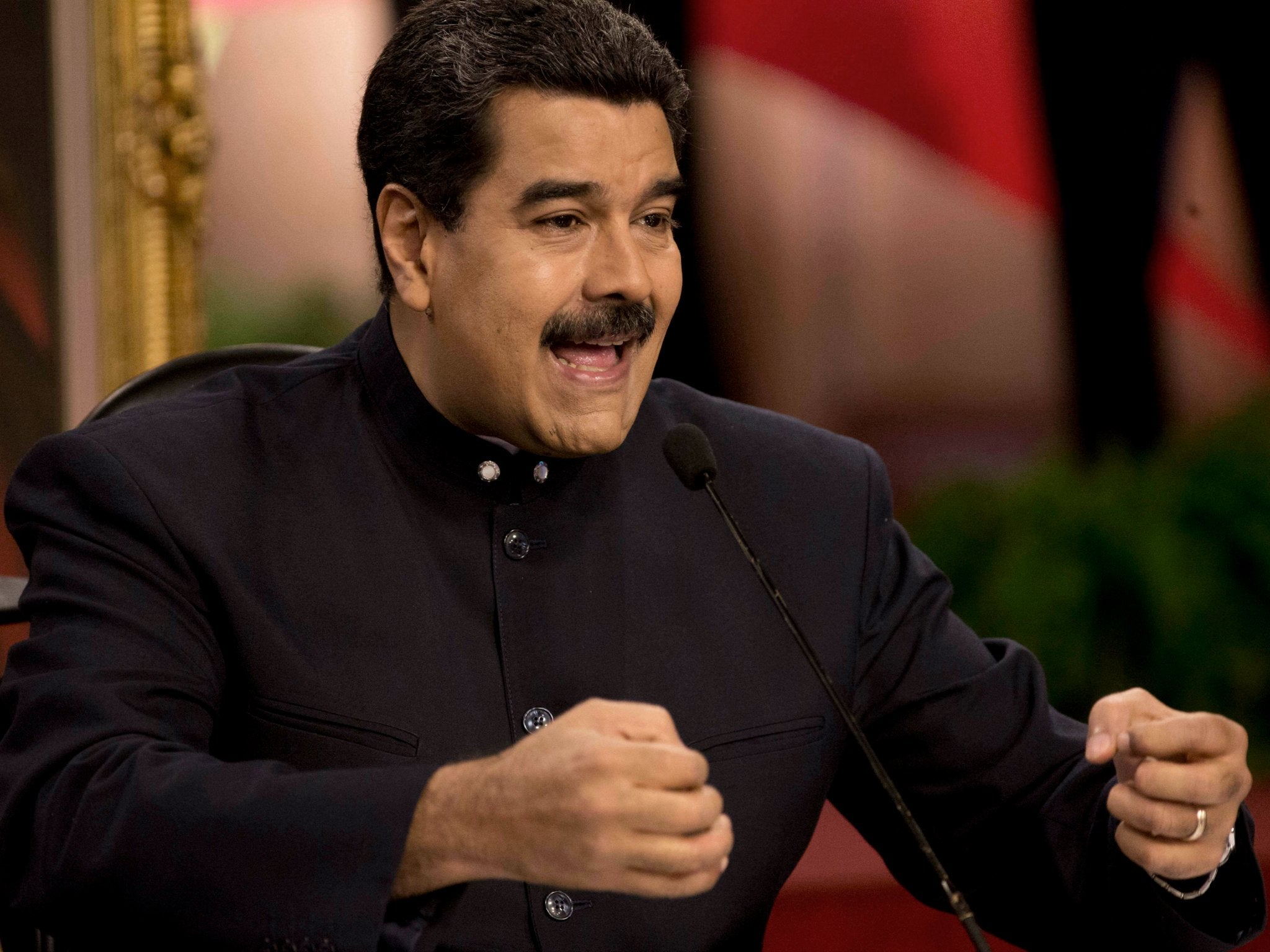 Donald Trump has labelled the government of Nicolas Maduro a 'dictatorship'