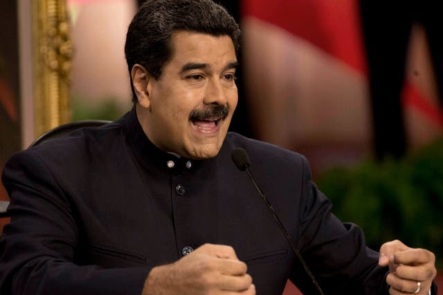 Donald Trump has labelled the government of Nicolas Maduro a 'dictatorship'