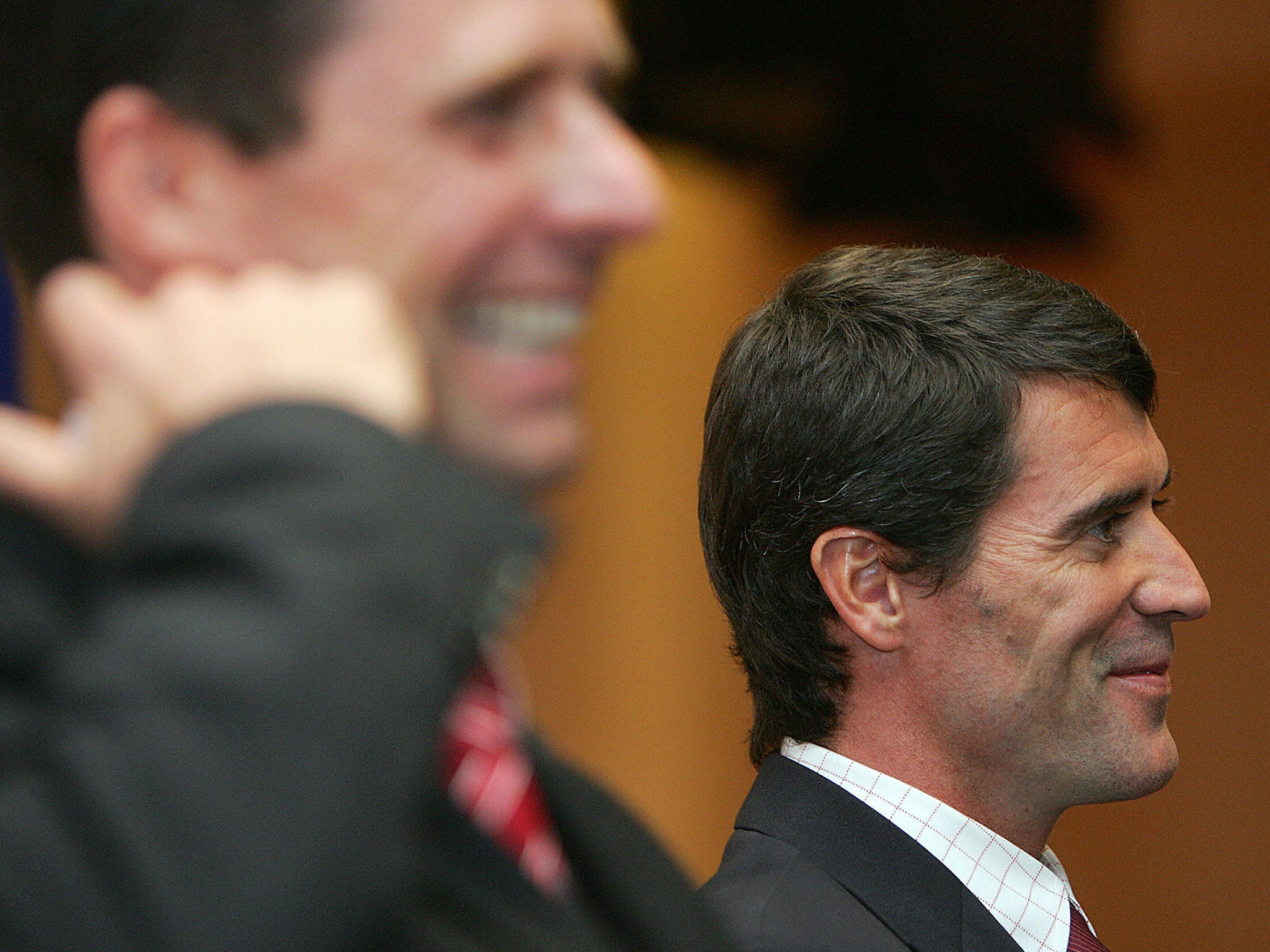 Roy Keane as Sunderland manager with then chairman Niall Quinn in 2006