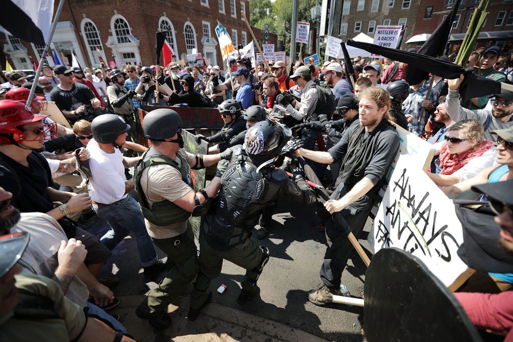 The public profile of Antifa-style activism grew following 2017’s violent Unite the Right rally in Charlottesville, Virginia