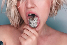 Glitter tongue is the weird beauty trend going viral on Instagram
