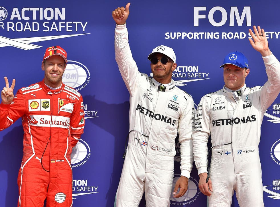 Lewis Hamilton equaled Michael Schumacher's record with a 68th pole of his career
