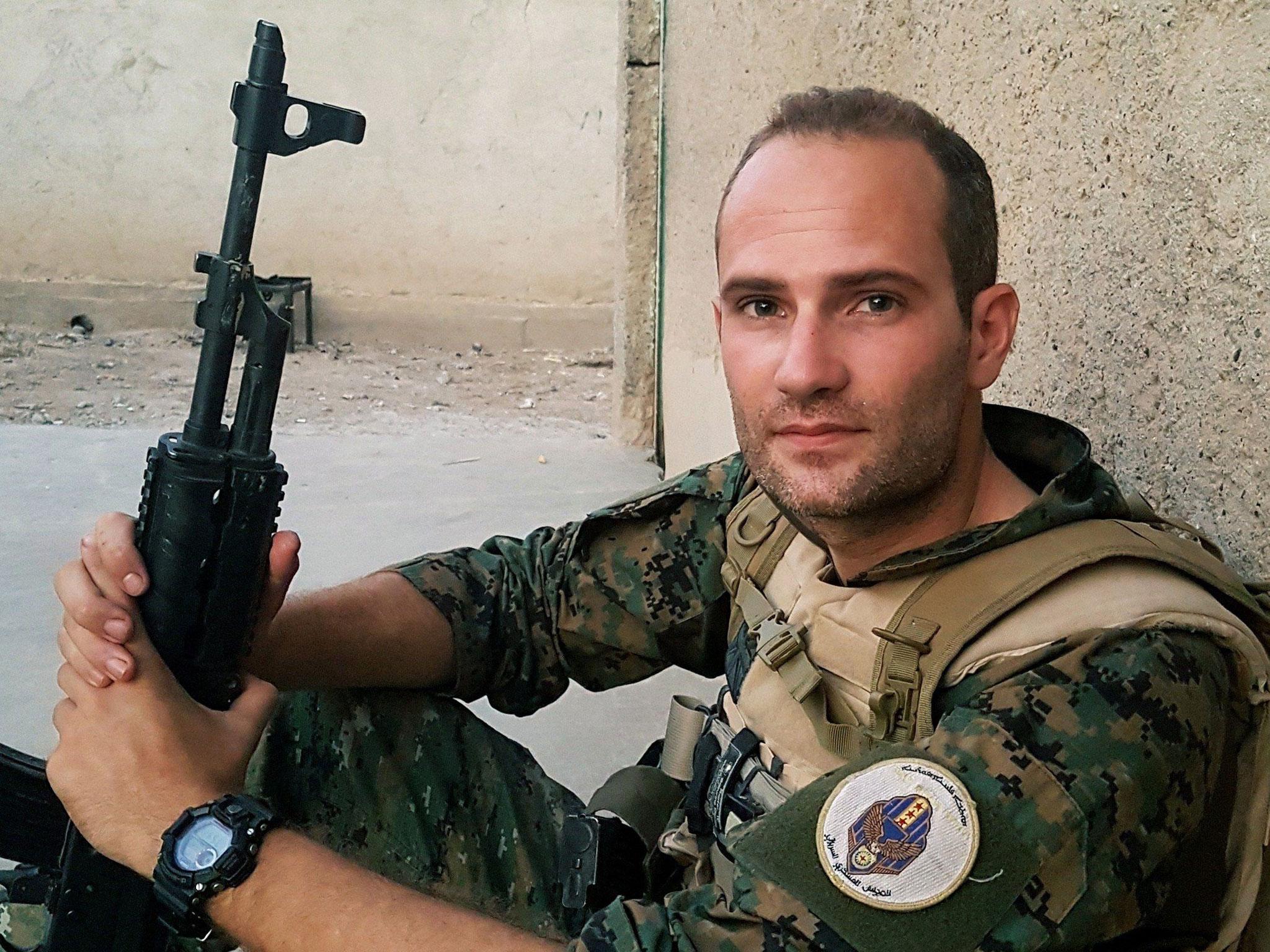 Macer Gifford, a British volunteer fighting against Isis in Syria